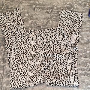 Stylish Animal Print Straight Leg Pants